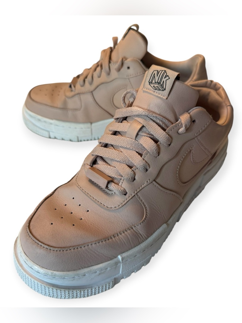Nike Air Force 1 Pixel Particle Beige Pink Women's Size 9 CK6649-200
